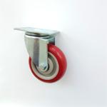 Light Duty 1Inch Office Chair Casters PU Wheels For Trolley