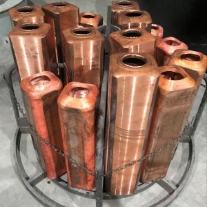 China Square Thickness 10mm Copper Mould Tube Continuous Casting on sale