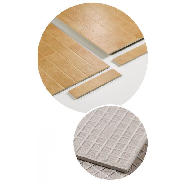 Non-Slip Ceramic Wall Tiles 400x800mm Light Brown AAA Grade