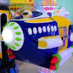 Sqv Kids Coin Operated Game Machine , Carousel Rotating Electric Kids Riding