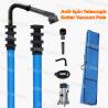 Buy cheap 37ft Extendable Carbon Fiber Gutter Vacuum Pole Solution for High Rise Cleaning from wholesalers
