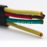 Flat Traveling Crane Cable 4Core, 6sqmm 450/750V, ECHU Cable, Traveling Overhead