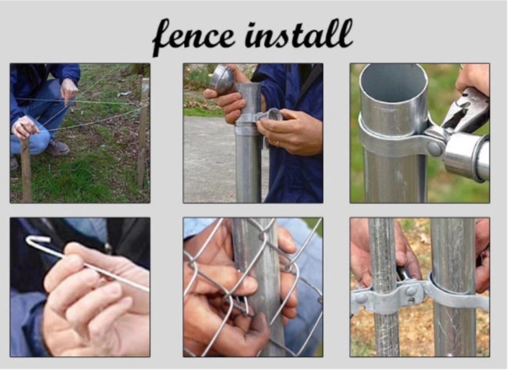 Vinyl Coated Chain Link Fence , Garden Fence Panels With 0.5--5.0m Width