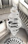 Modern Staircase Chandeliers For Living Room Lobby Club Luxury Ring Lights(WH-NC
