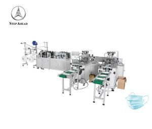 China PLC Touch Screen Breathable 3 Ply Face Mask Making Machine wholesale
