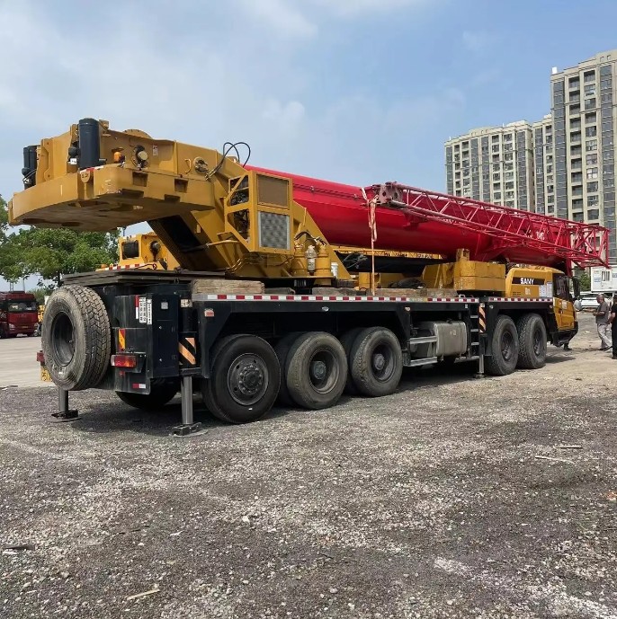 80ton 2022 SANY Used truck crane Construction 100 ton Truck Mounted Crane construction lifters used 100 ton crane in stock