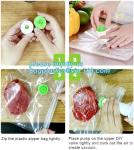 reusable laminated plastic packing embossed vacuum sealed nylon food storage