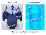 IMPA872009 Through Flange Cast Iron Cylindrical Sea Water Filter For Marine