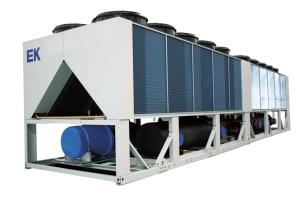 China R407C Screw Air Cooled Heat Recovery Unit With Spiral Axial Fan 85 - 470 Tons wholesale