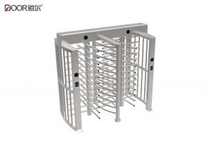 China Double Door Full Height Turnstile Gate With Dc Brushless Motor Driving wholesale