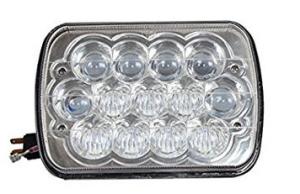 China 5D Projector Lens Rectangle Car Led Headlights 65 Watt High Low Beam wholesale