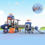Children 0.5ton Commercial Outdoor Playground Slide Set Equipment Customized