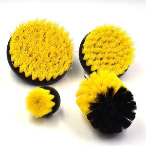 China SGS 3.5in Nylon Drill Brush Attachments Cleaning Kit Electric Brush Scrubber 250g wholesale