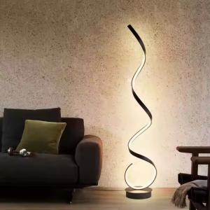 China Corner Luxury Arc Smart Minimalist Hotel Living Room Bedroom Floor Light Standing Led Modern Lamp wholesale