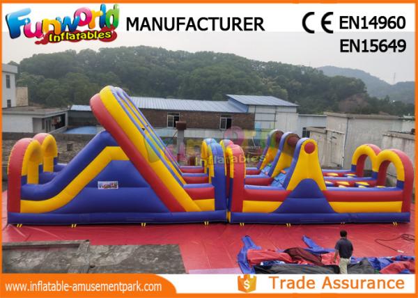 Quality Commercial PVC Tarpaulin Inflatables Obstacle Course / Inflatable Sport Games for sale