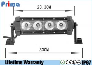 China Single Row 40W 10W 12 Inch Cree Automotive Led Light Bars DC 9 Volt - DC 32 Volt on sale