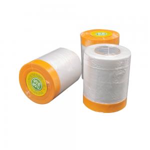 China Temporary Floor Masking Paper Film Spray Paint Shielding Protective Film wholesale