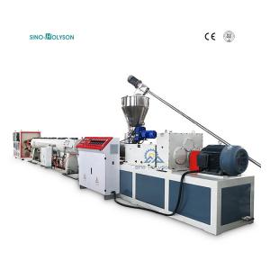 China 42 Rpm UPVC Pipe Manufacturing Machine 380V / 415V For Drain Pipe wholesale