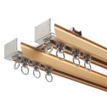 Aluminum Flexible Bendable Shower Curtain Rail Tracks