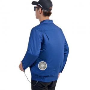 China Battery Power Fan Cooled Jacket Worsted Fabric For Women Men Workerwear wholesale