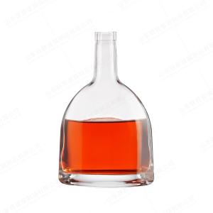 China Custom Size Accepted Extra Super Flint Glass Bottle for Gin Vodka Tequila Whisky Brandy wholesale