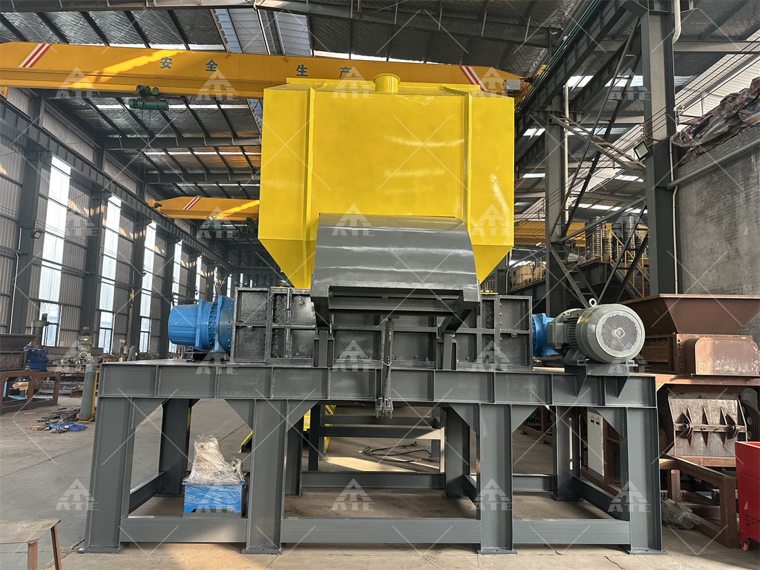 Waste Carton Box Textile Fabric Scrap Metal Shredder Machine