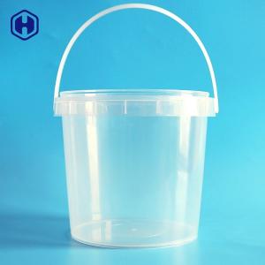 China Customize Printing IML Bucket In Mold Labeling Round Plastic Container wholesale