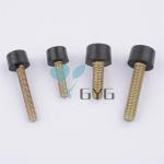 ELEVATOR CABIN DOOR BUFFER BLOCK, ANTI-COLLISION PAD RUBBER-COATED BOLT WITH