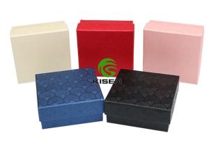 China Small Cardboard Jewelry Gift Boxes For Earrings / Necklace / Ring / Bracelet wholesale