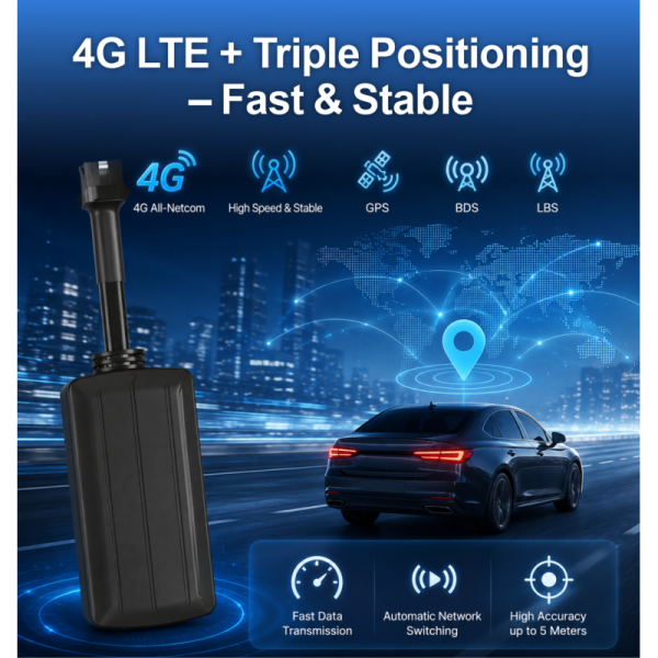 VF40 4G Wired Vehicle GPS Tracker