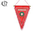 Digital Printed Pennant Multicultural Flag Banners Morocco National Country Team