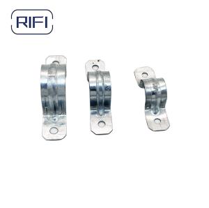 China Hot DIP Galvanized EMT 2 Hole Conduit Strap Electrical Electro Galvanized wholesale