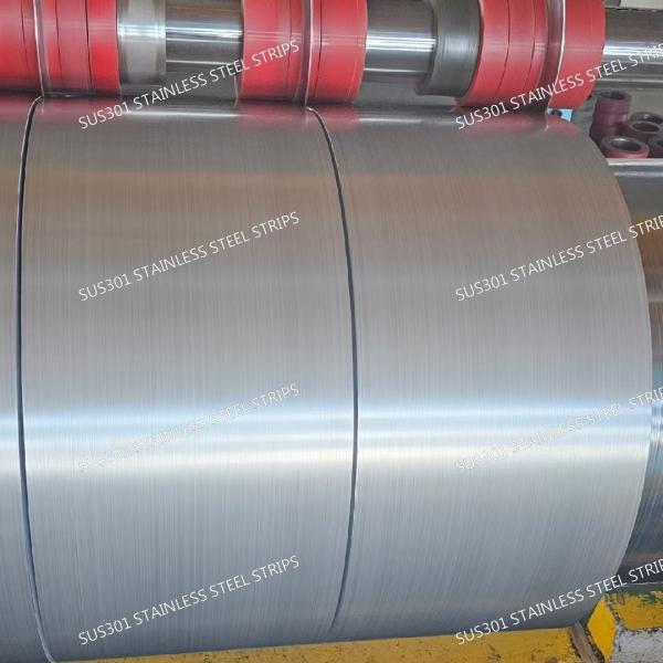 Precision SUS301 Stainless Steel Strip High Strength Cold Rolled Spring Hard