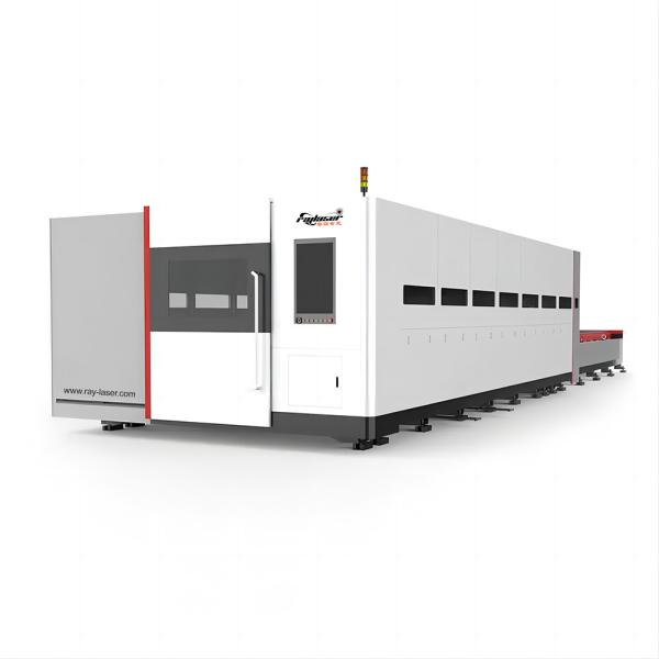 Gantry Raycus Laser Source Enclosed Laser Cutting Machine 6kw 12kw 15kw laser
