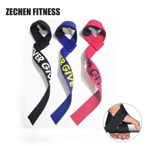 China Leather Weightlifting Wrist Straps Wraps Heavy Duty Gym Work Out wholesale