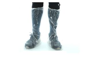 China Elastic Cuff Surgical Shoe Covers , Disposable Shoe Protectors Slip Resistant wholesale