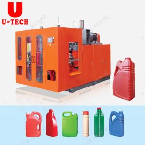 China Automatic 1L 5L Lube Oil PE Plastic Processed extrusion Bottle blow molding machine wholesale