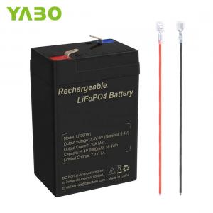 China 6Ah 6V Lifepo4 Deep Cycle Lithium Battery For Toys Bicycle Headlight Bumper Car wholesale