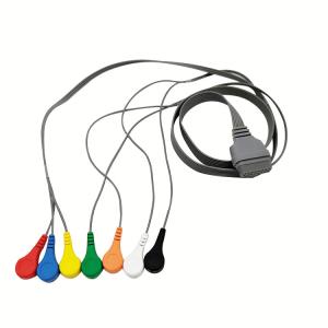 China 16 Pin Connector ECG Patient Cable TPU Material Edan 5/7 /10Lead For SE-2012 / SE-2003 wholesale