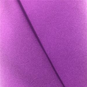 China Pure Pearl Purple Color 80D SPH Mechanical Stretch Chiffon Crepe Fabric for Women's Dress wholesale