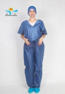 China 50gsm Disposable Scrub Suit For Nurses CE FDA ISO certificate wholesale