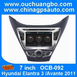 China Ouchuangbo S100 Platform for Hyundai Elantra 3 /Avante 2011 with Car Audio Stereo GPS Navigation OCB-092 wholesale