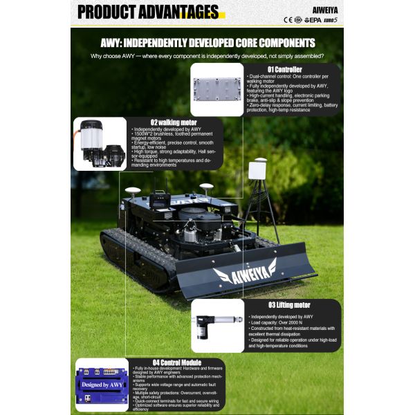 Powerful Flail Mower Engineered for Quick Vegetation Removal Greatly Reducing Manual Labor