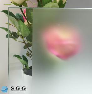 China Custom Excellence quality acid etched frosted glass wholesale