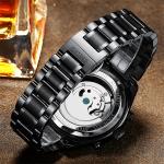 Fashion Stainless Steel Wristwatch Tourbillon Movement High Precision