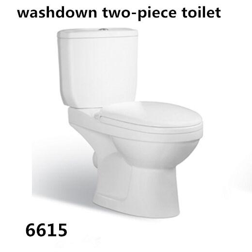 Bathroom Floor Mounted S-trap 250mm/P-trap 180mm Roughing-in Washdown Two-piece
