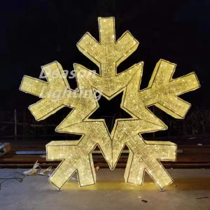 China Giant snowflake led light wholesale