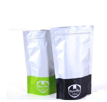 Printed k Kraft Paper Plastic Stand up Pouch/ Food Packaging Bag with Zipper And Window