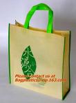 Custom Promotional wine shopping tote fabric polypropylene laminated pp non