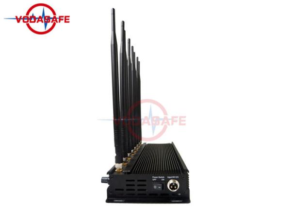 Aluminum Housing Cell Phone Reception Blocker , Mobile Phone Jamming Device 24H